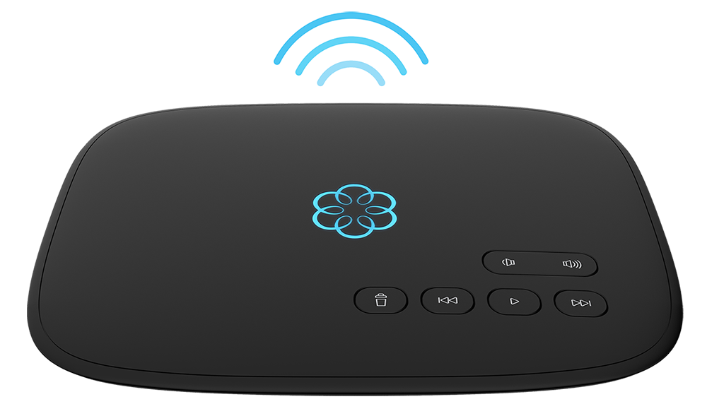 Calling app connected to base station.